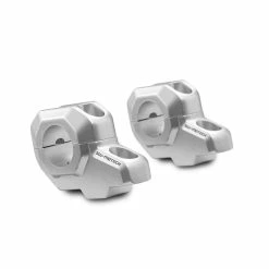 Discount ???? Handlebars Sw Motech 28mm Inclined Bar Riser Silver ????