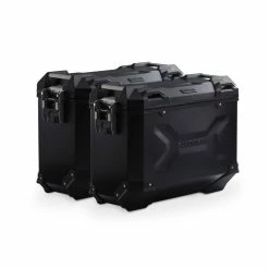 Hot Sale ???? Side Cases Sw Motech Trax Adv 37 Tracer 9 Cases Kit Black ????
