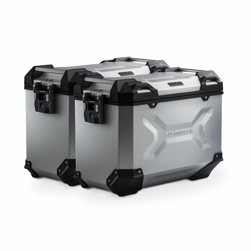 Best Sale ???? Side Cases Sw Motech Trax Adv 45 F900 Xr Cases Kit Silver ????