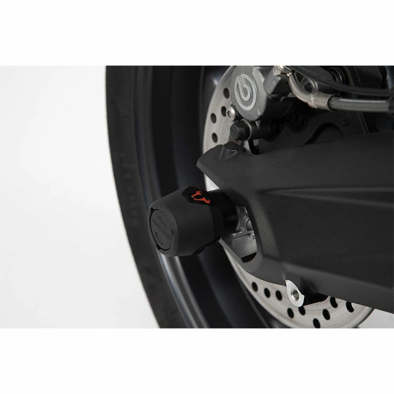 Deals ???? Frame Sw Motech Mt-10 Rear Axle Crash Pads Black ???? - Image 2